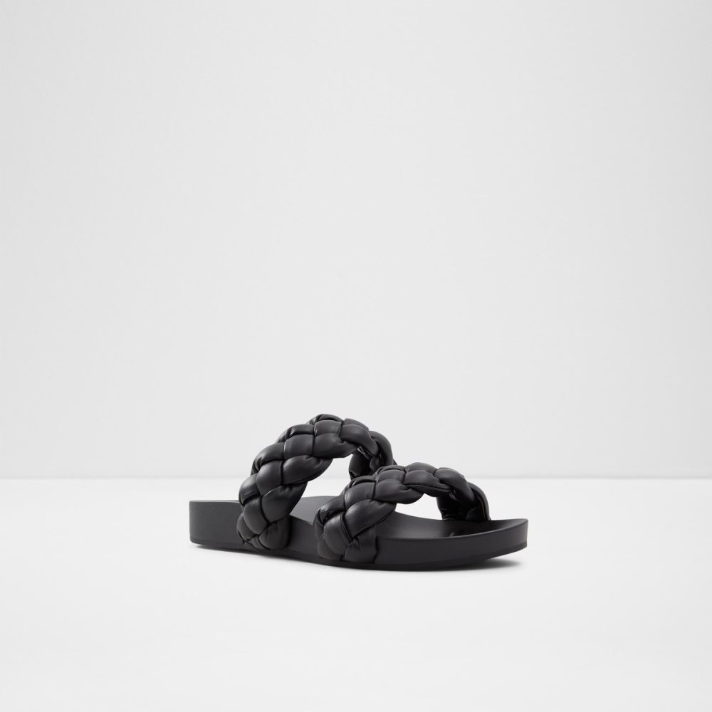 Sandales Aldo Oaka Claquette Sandal Noir Femme | SUGJ-84837564