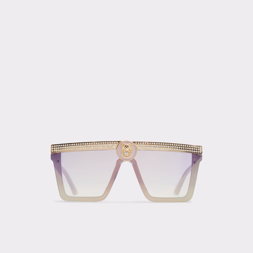 Lunettes de Soleil Aldo Legaredia Violette Clair Femme | QMFC-70208556