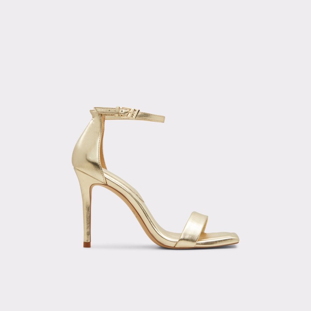 Talons Aldo Renza Brides Talons Sandal - Stiletto Doré Femme | KAIN-21331896