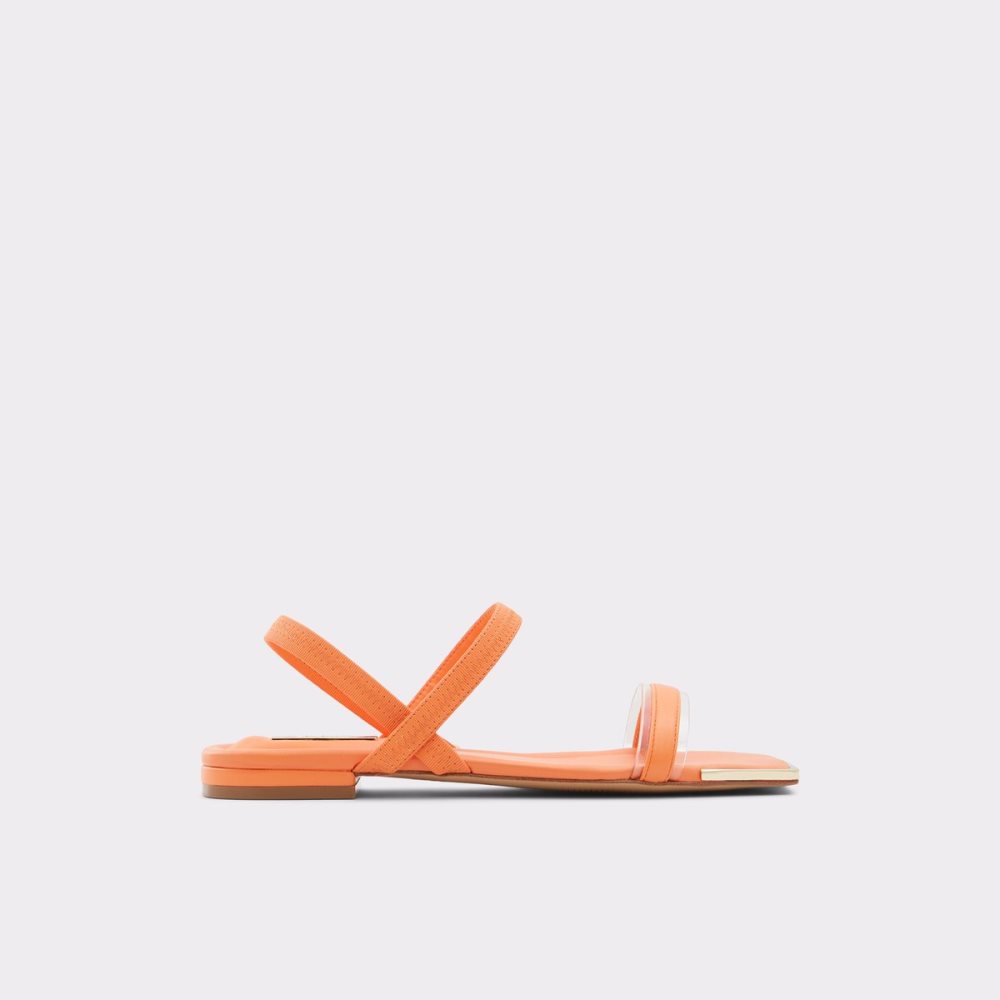 Sandales Aldo Wiciratha Lanières Plates Sandal Orange Clair Femme | KTYN-52499023