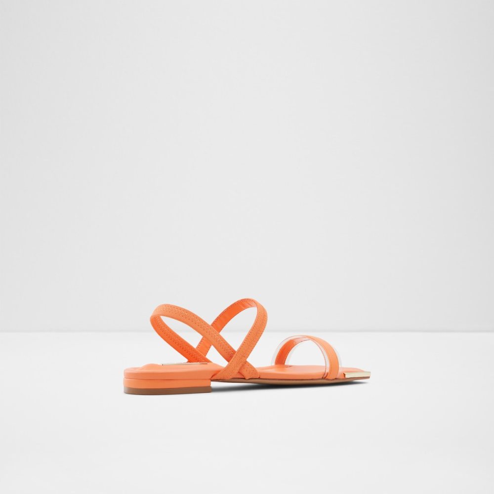 Sandales Aldo Wiciratha Lanières Plates Sandal Orange Clair Femme | KTYN-52499023