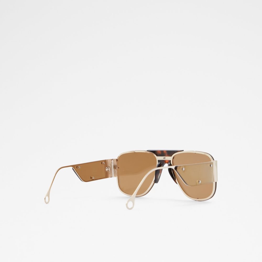 Lunettes de Soleil Aldo Qei Aviator Marron Femme | NLWN-93729279