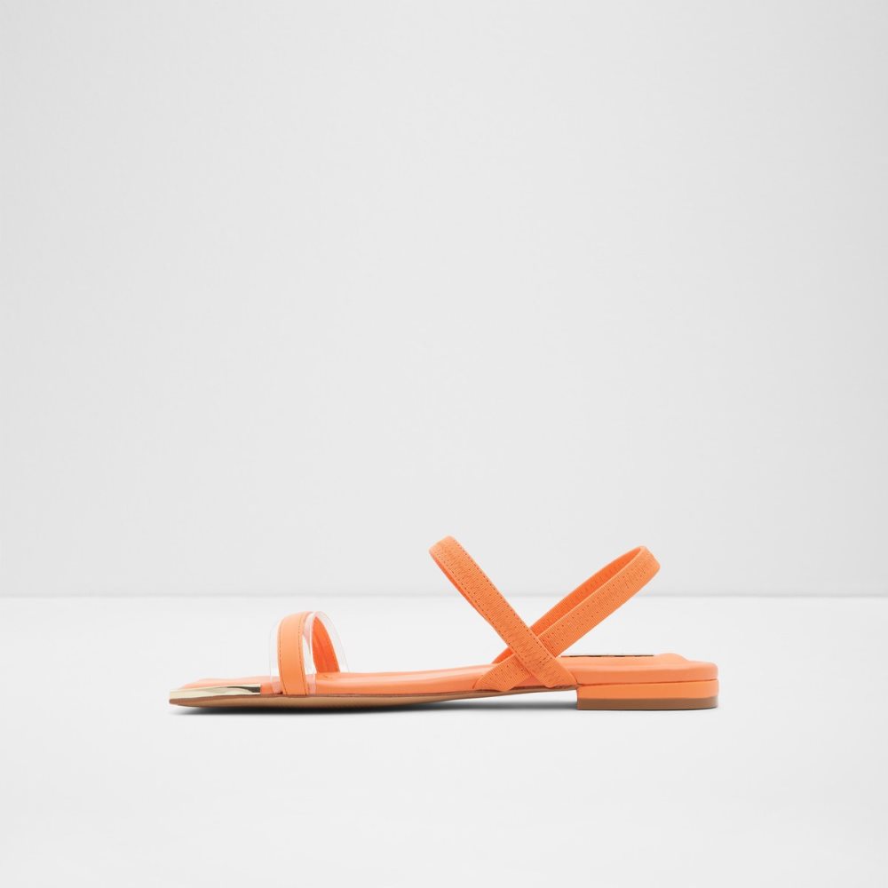 Sandales Aldo Wiciratha Lanières Plates Sandal Orange Clair Femme | KTYN-52499023