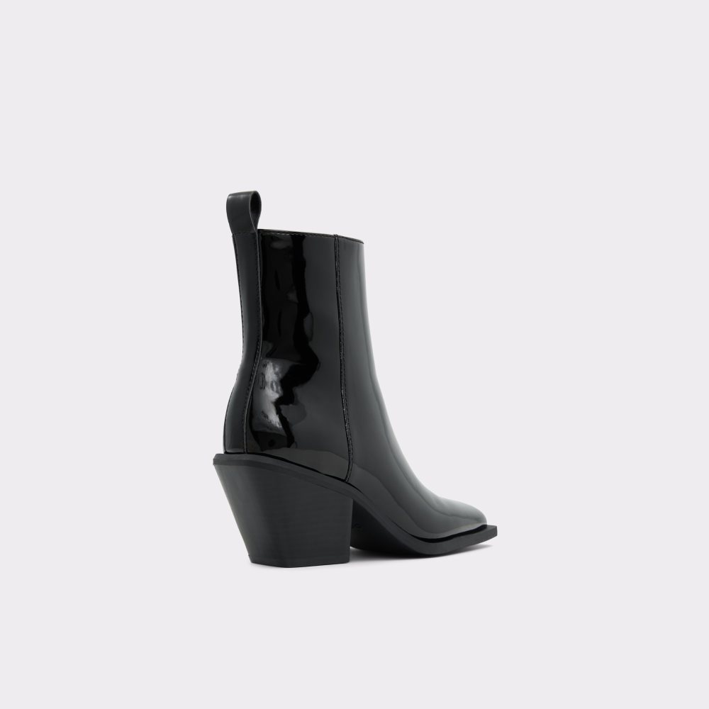 Bottines Aldo Vaquera Western Noir Femme | WWYM-53729643