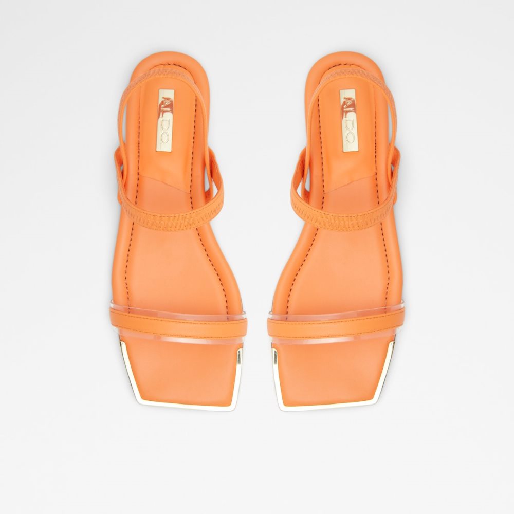 Sandales Aldo Wiciratha Lanières Plates Sandal Orange Clair Femme | KTYN-52499023