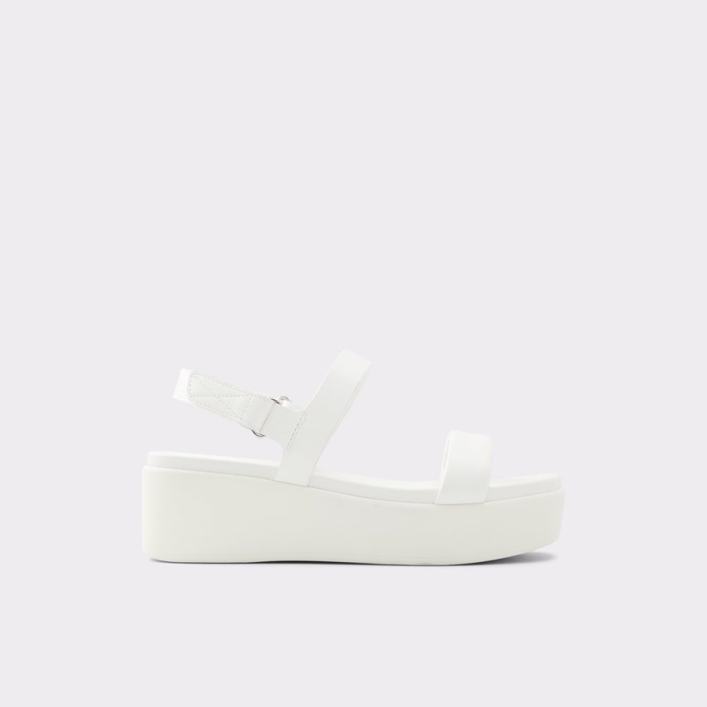 Sandales Aldo Tisdal Lanières Wedge Sandal - Wedge Blanche Femme | WPZL-64641809