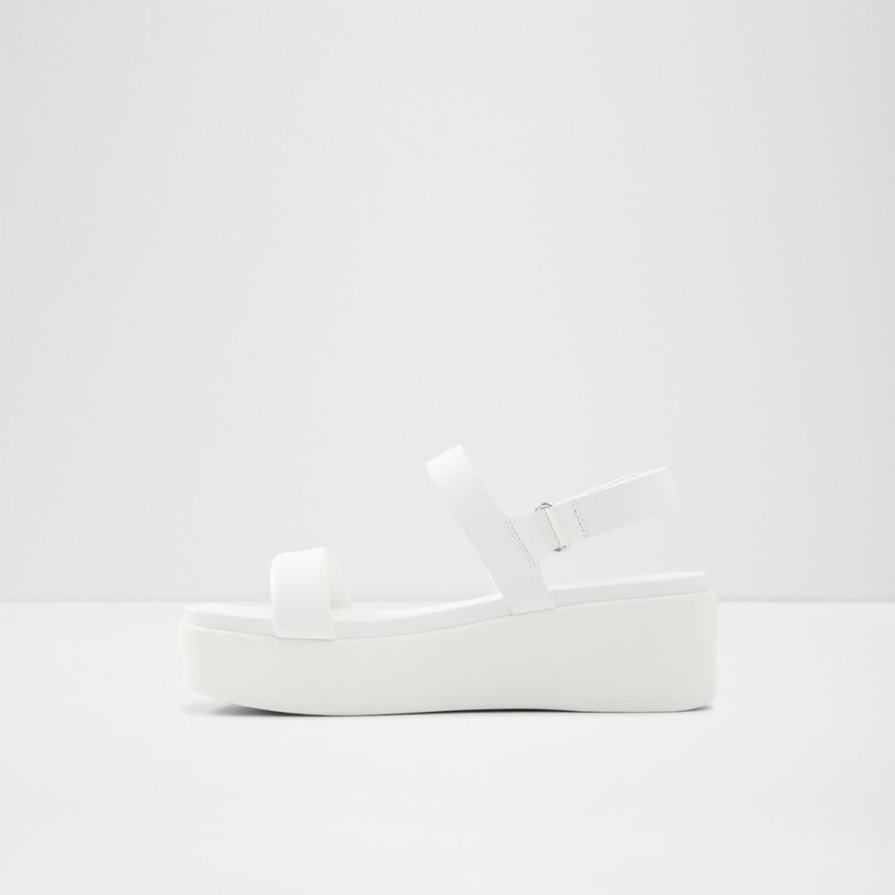 Sandales Aldo Tisdal Lanières Wedge Sandal - Wedge Blanche Femme | WPZL-64641809