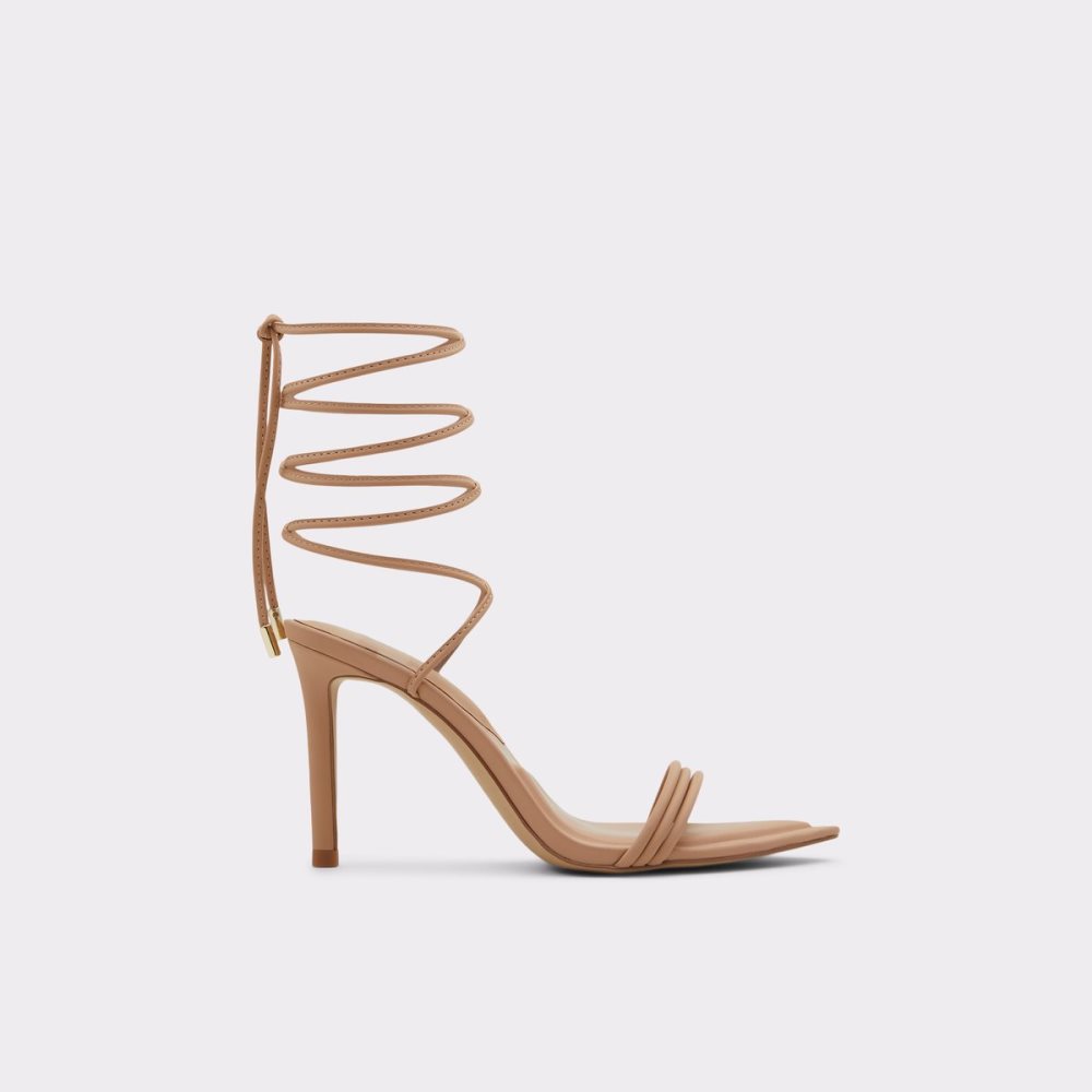 Sandales Aldo Yberrar Lanières Talons Sandal - Stiletto Beige Femme | WWLK-89593140