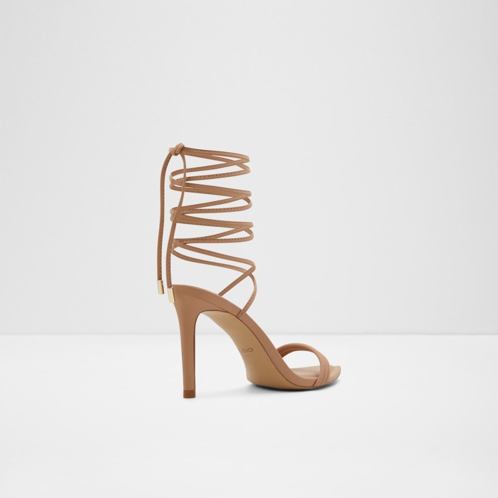 Sandales Aldo Yberrar Lanières Talons Sandal - Stiletto Beige Femme | WWLK-89593140