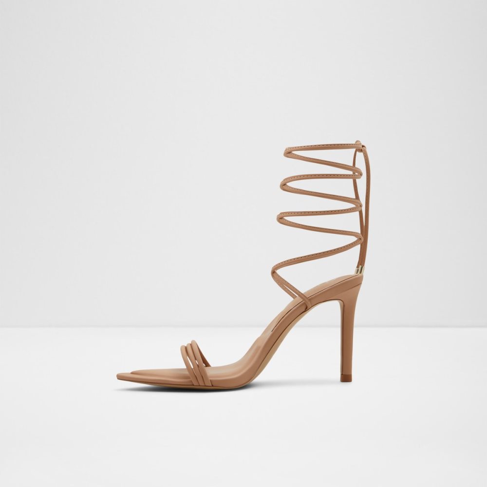 Sandales Aldo Yberrar Lanières Talons Sandal - Stiletto Beige Femme | WWLK-89593140