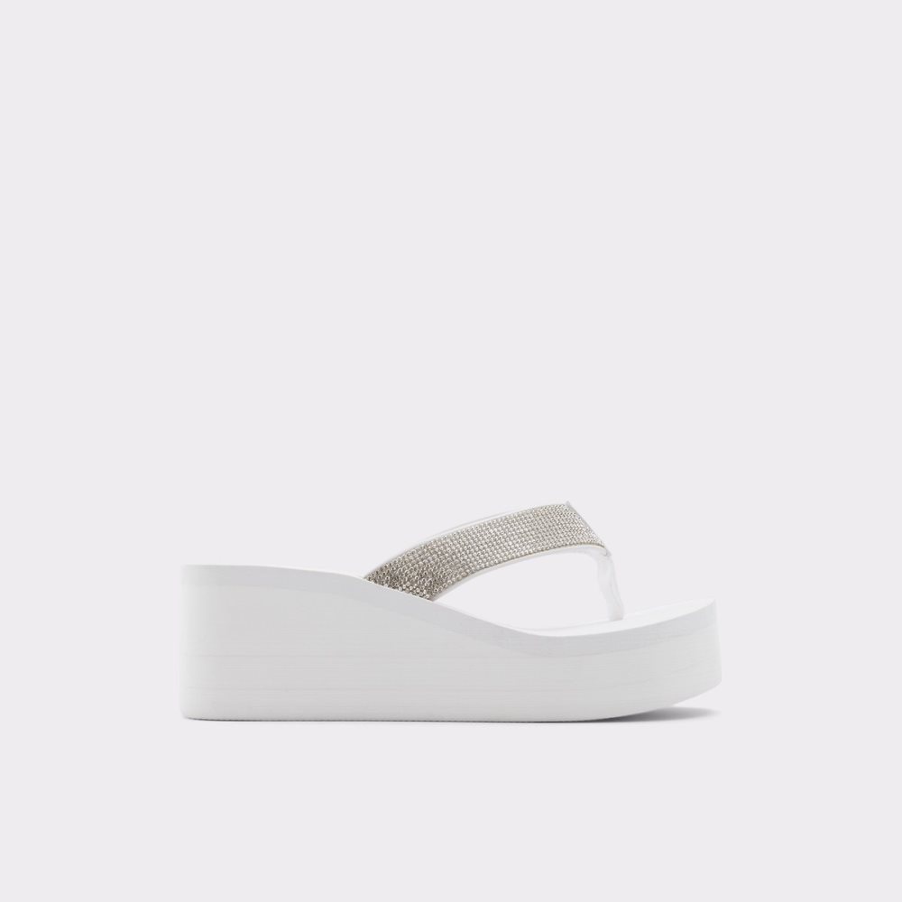 Sandales Aldo Chima Flip Flops Blanche Femme | TNSB-07676954