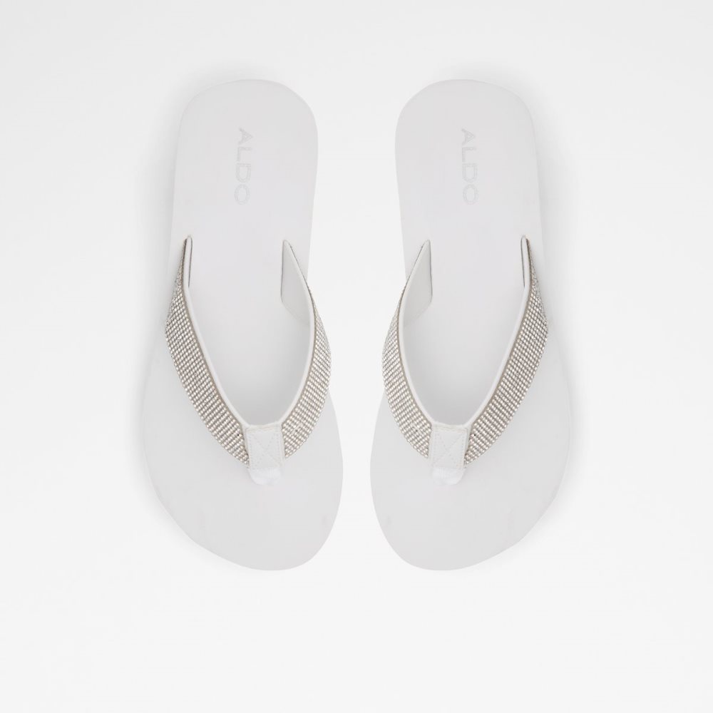 Sandales Aldo Chima Flip Flops Blanche Femme | TNSB-07676954