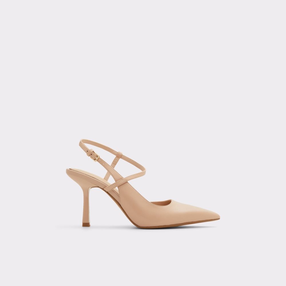 Talons Aldo Brunette Lanières Talons Beige Femme | IZKN-14369688