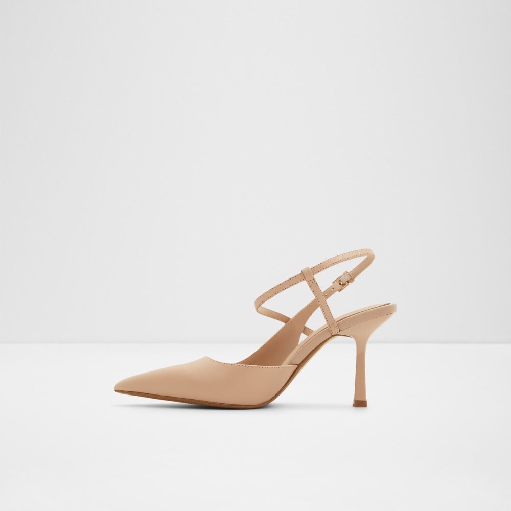 Talons Aldo Brunette Lanières Talons Beige Femme | IZKN-14369688