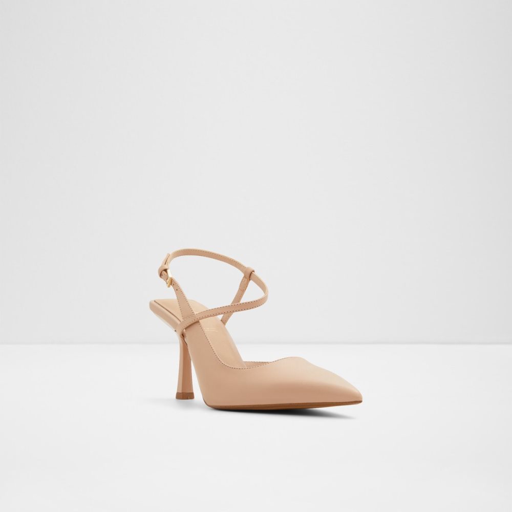 Talons Aldo Brunette Lanières Talons Beige Femme | IZKN-14369688