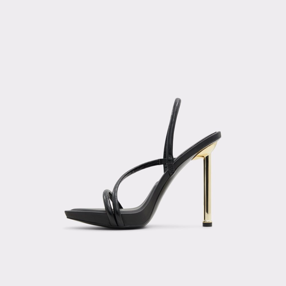 Sandales Aldo Dorah Brides Back Talons Sandal Noir Femme | HSKQ-46823972