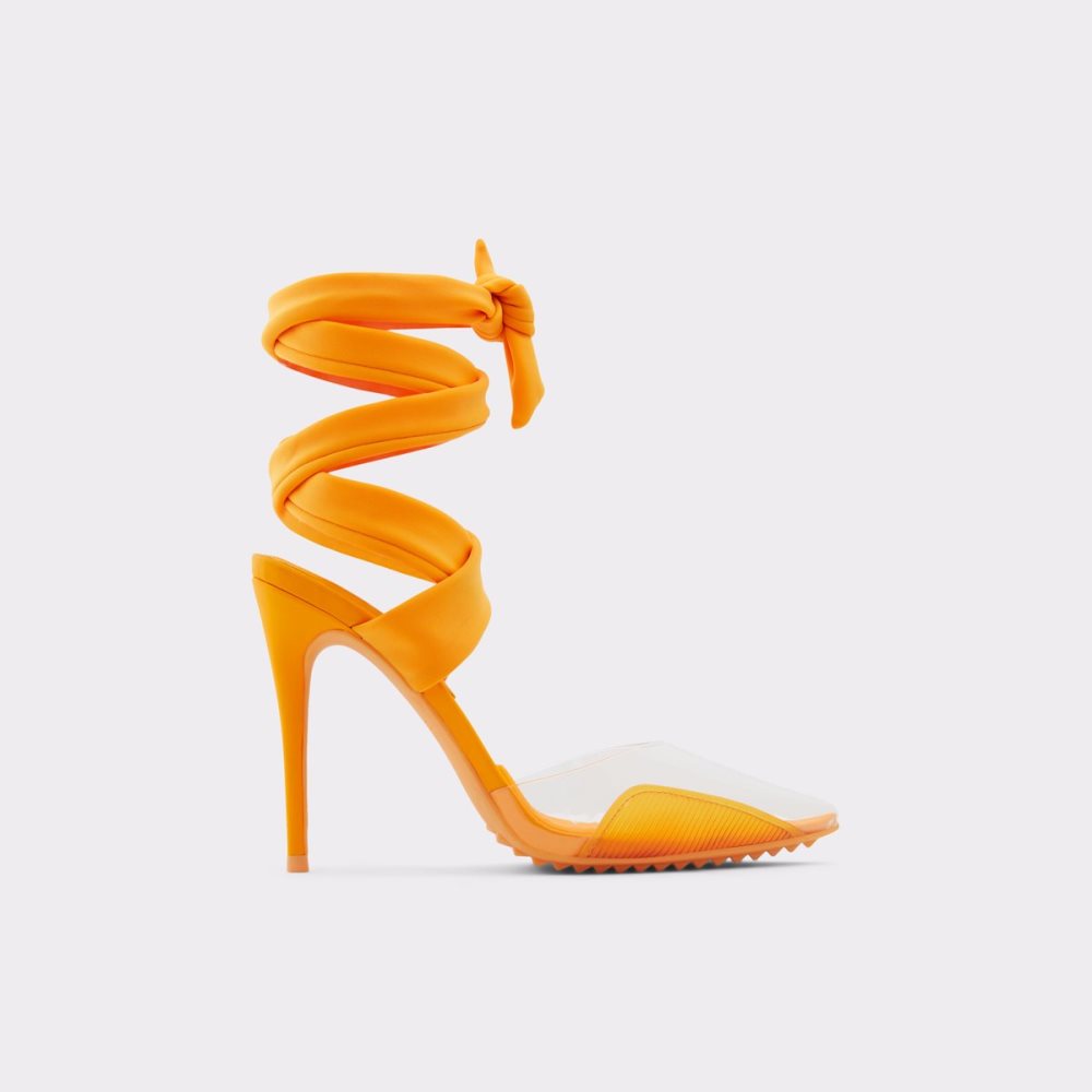 Talons Aldo Salerno Lanières Talons - Stiletto Orange Femme | CWCM-60302406