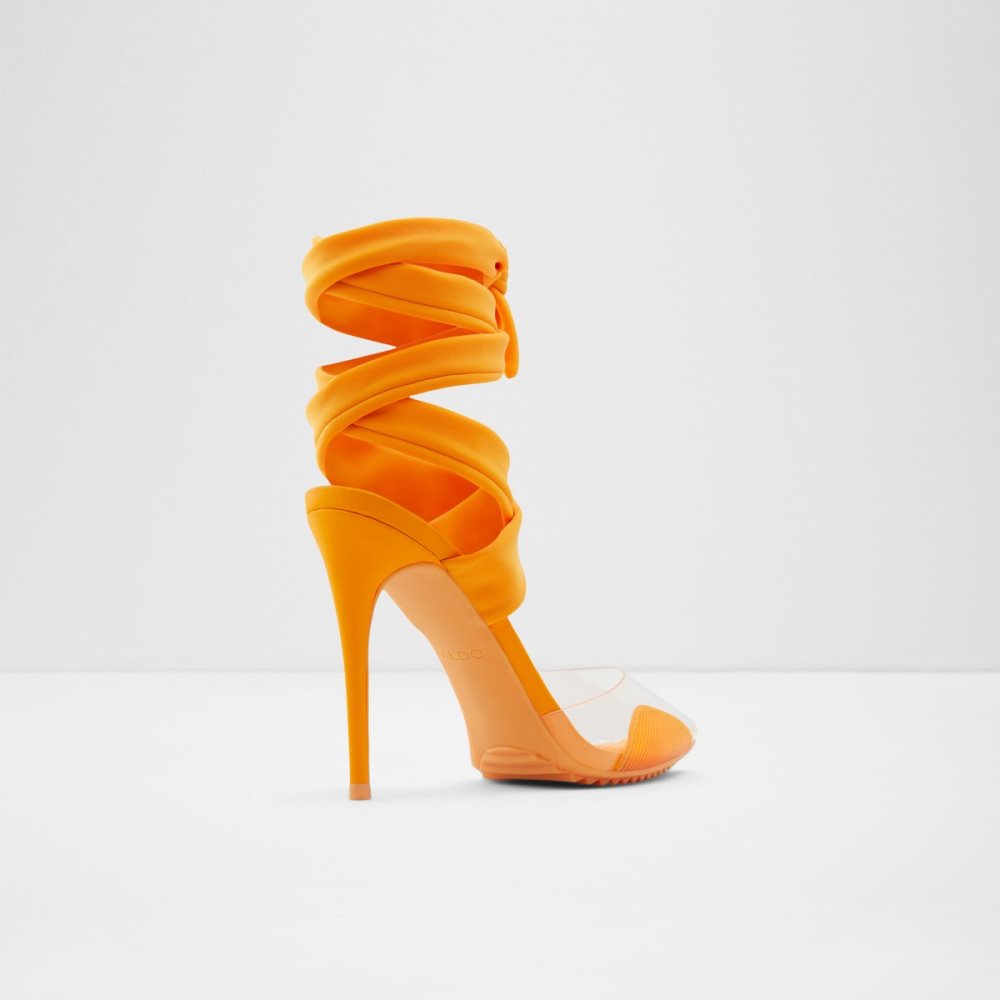 Talons Aldo Salerno Lanières Talons - Stiletto Orange Femme | CWCM-60302406