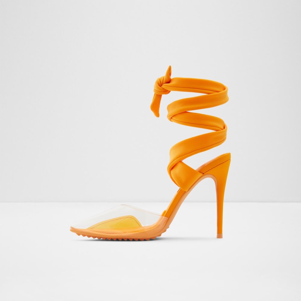 Talons Aldo Salerno Lanières Talons - Stiletto Orange Femme | CWCM-60302406