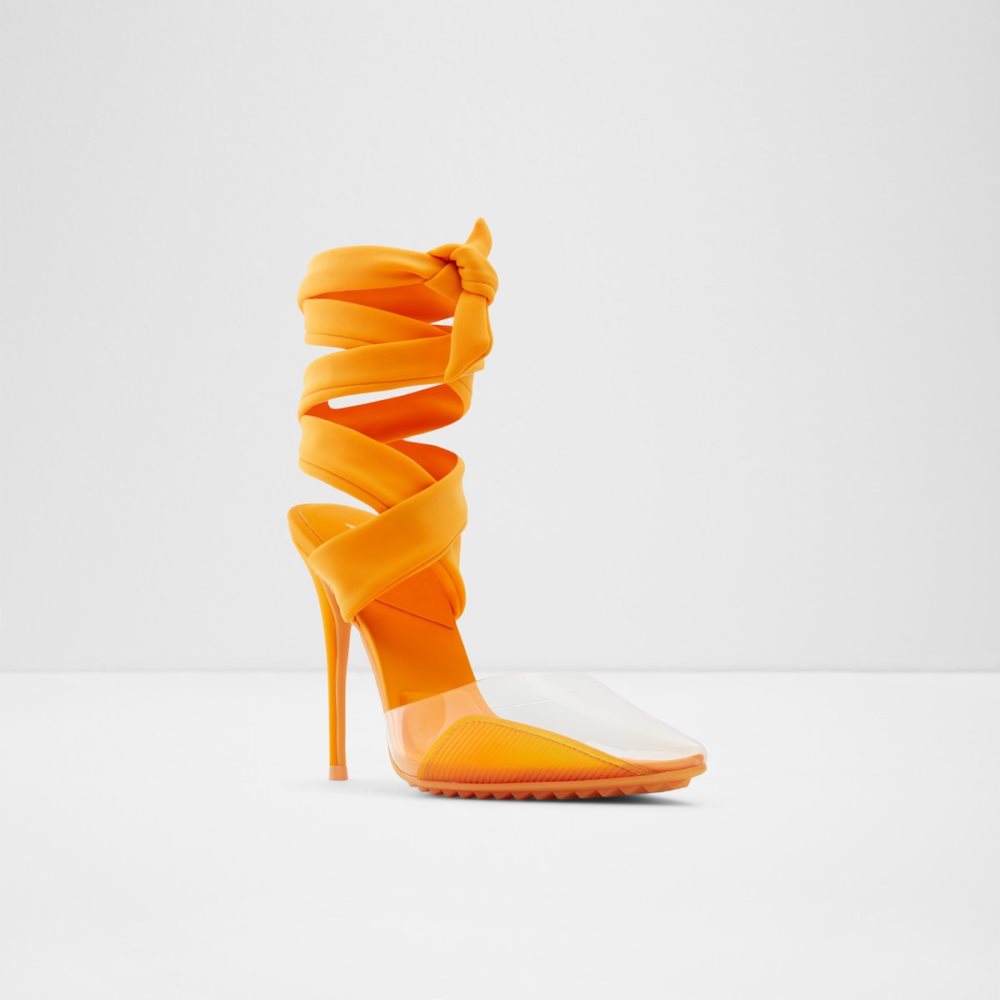 Talons Aldo Salerno Lanières Talons - Stiletto Orange Femme | CWCM-60302406