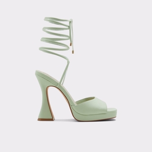 Talon Bloc Aldo Daphnee High Sandal - Vert Clair Femme | LDMC-74061831