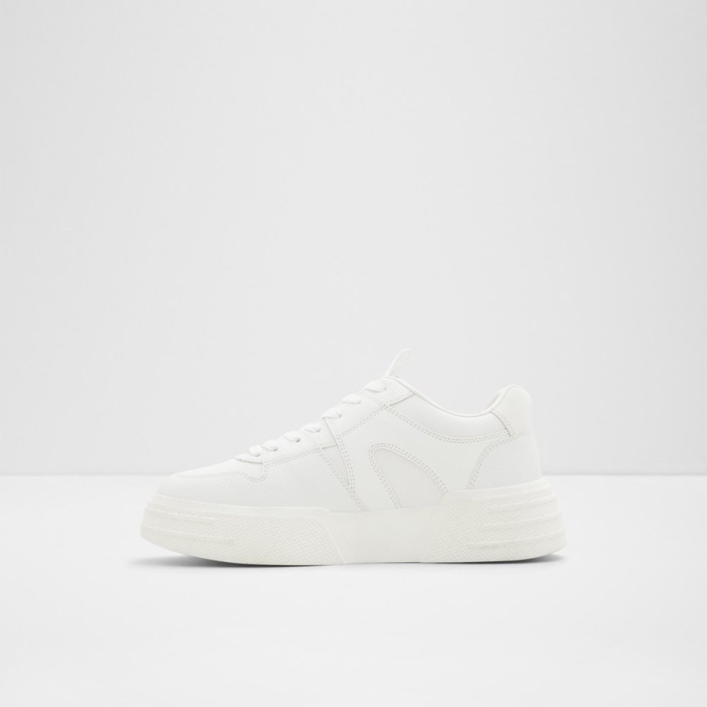 Baskets Aldo Zeus Low Top - Lug Sole Blanche Homme | AIWL-09294335