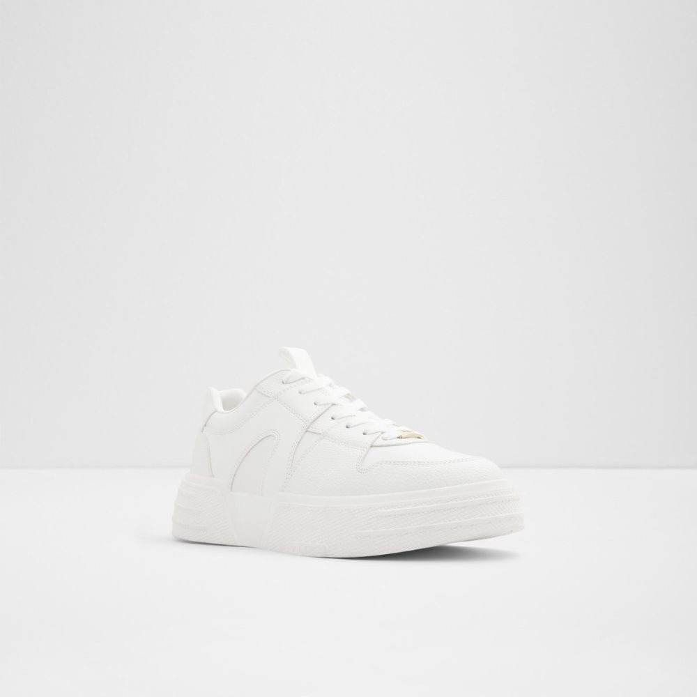 Baskets Aldo Zeus Low Top - Lug Sole Blanche Homme | AIWL-09294335