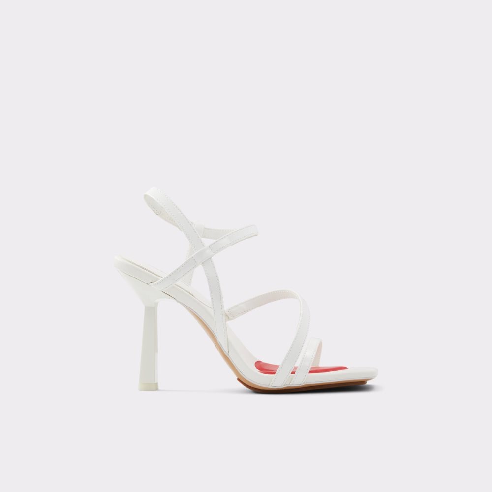 Talons Aldo Luvly Lanières High Sandal - Stiletto Blanche Femme | IWQW-17208138