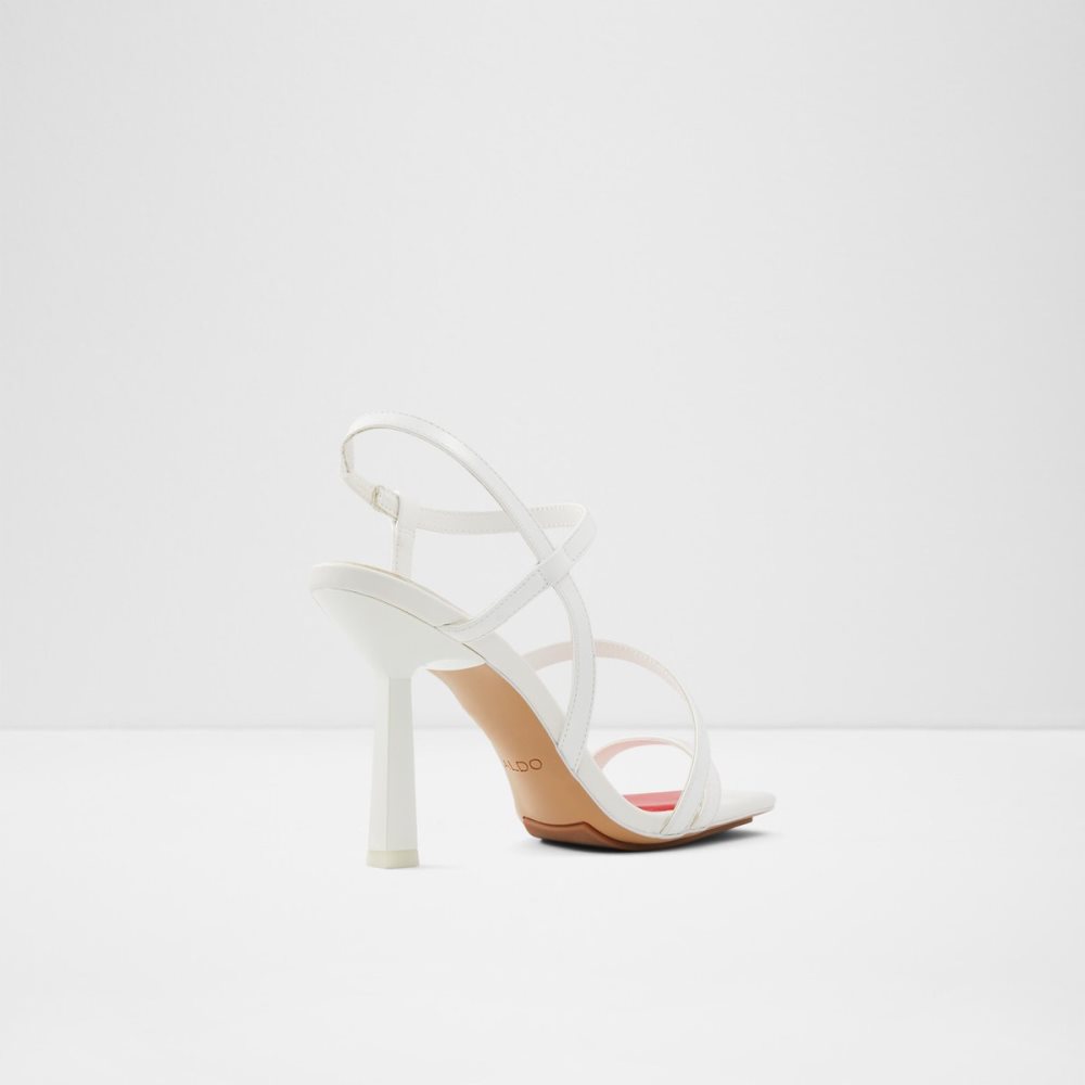 Talons Aldo Luvly Lanières High Sandal - Stiletto Blanche Femme | IWQW-17208138