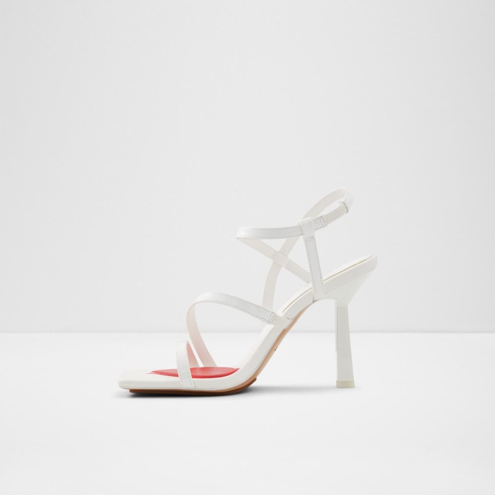 Talons Aldo Luvly Lanières High Sandal - Stiletto Blanche Femme | IWQW-17208138