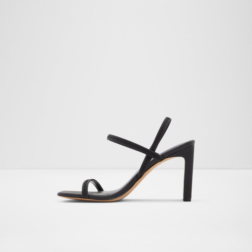 Talon Bloc Aldo Okurr Lanières Talons Sandal Noir Femme | YLRN-24082322