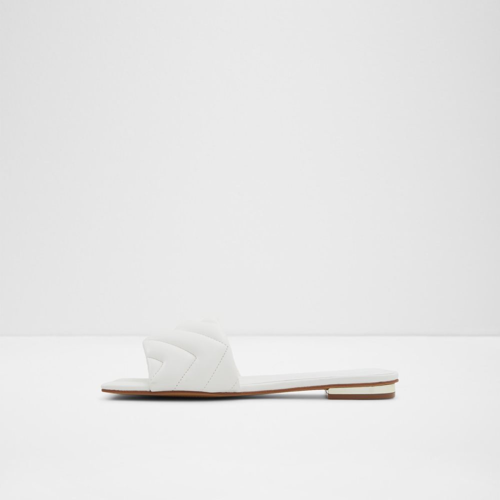 Sandales Aldo Moniq Claquette Sandal Blanche Femme | RNAV-27421882