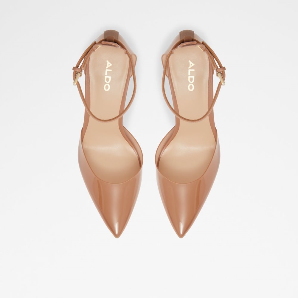 Talons Aldo Deedee Lanières Talons - Cup Sole Beige Femme | ZCZU-91370496