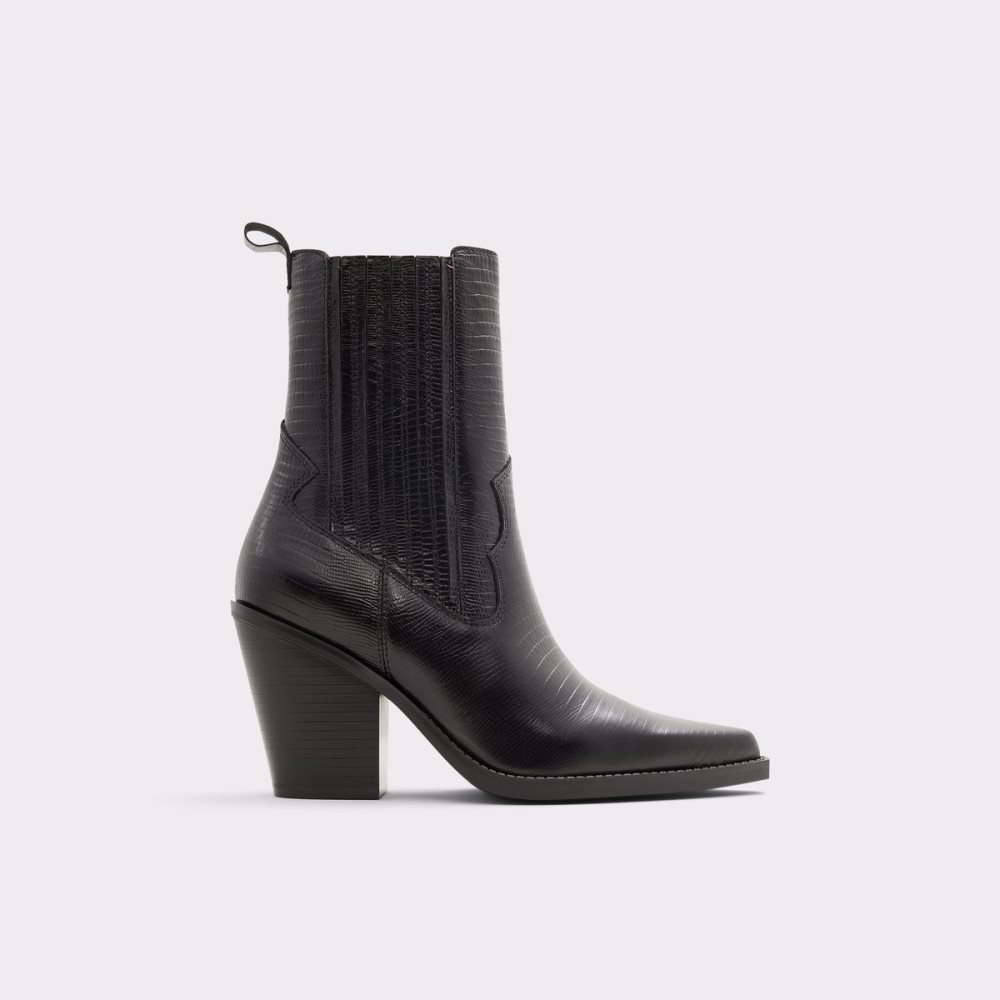 Bottines Chelsea Aldo Talladega Western Noir Femme | QTBR-53504595