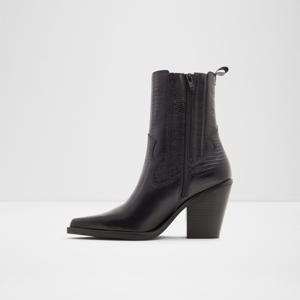 Bottines Chelsea Aldo Talladega Western Noir Femme | QTBR-53504595