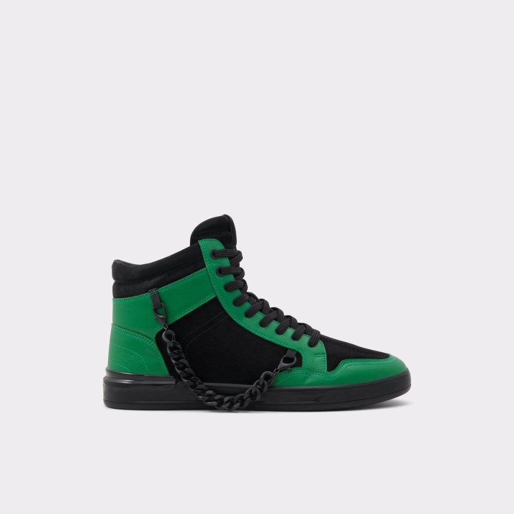 Baskets Aldo Popgrand High Top - Cup Sole Vert Homme | XQIC-65053121