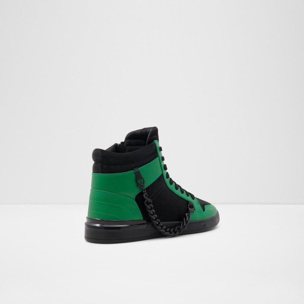 Baskets Aldo Popgrand High Top - Cup Sole Vert Homme | XQIC-65053121