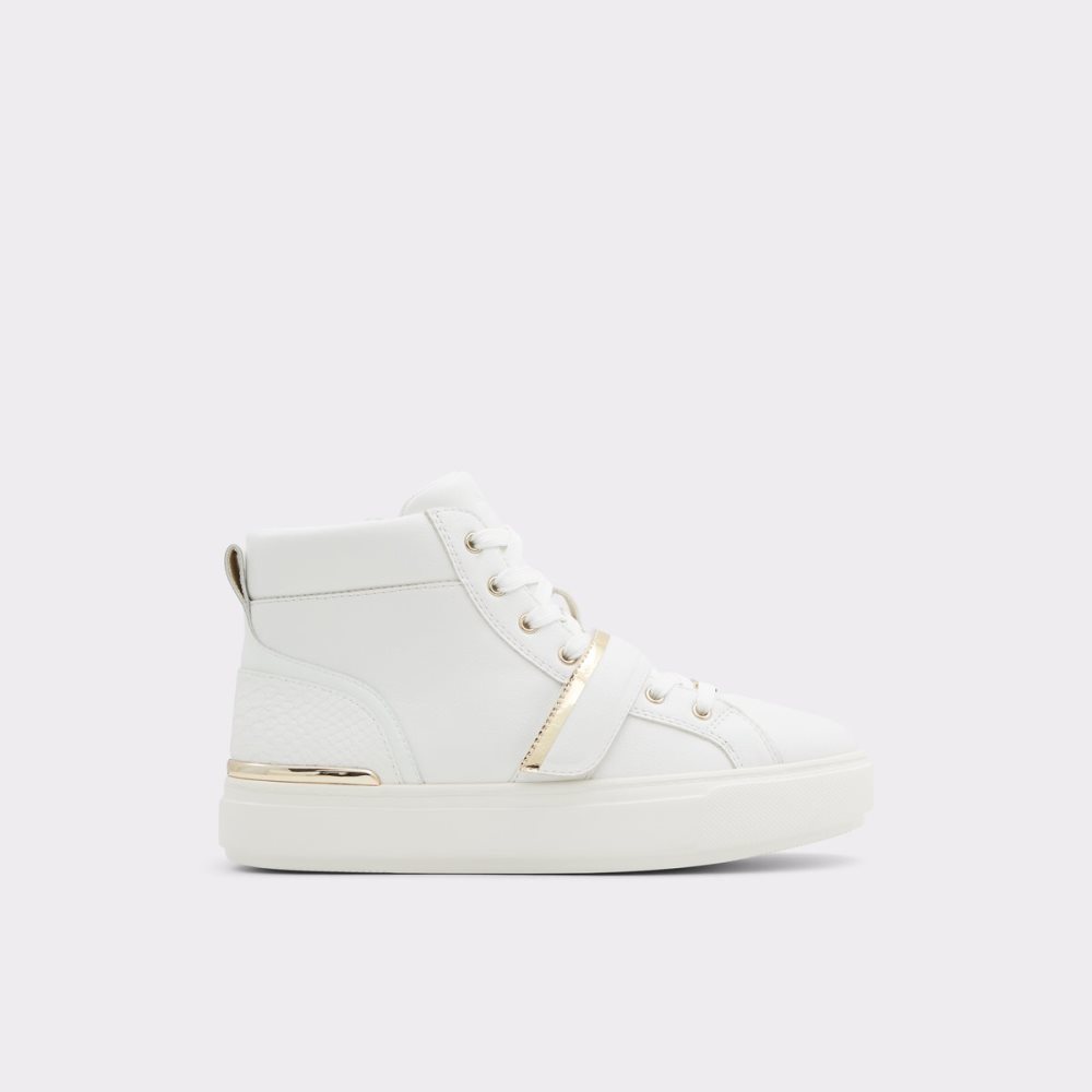 Baskets Aldo Halenna High Top - Cup Sole Blanche Femme | IAPP-25977036