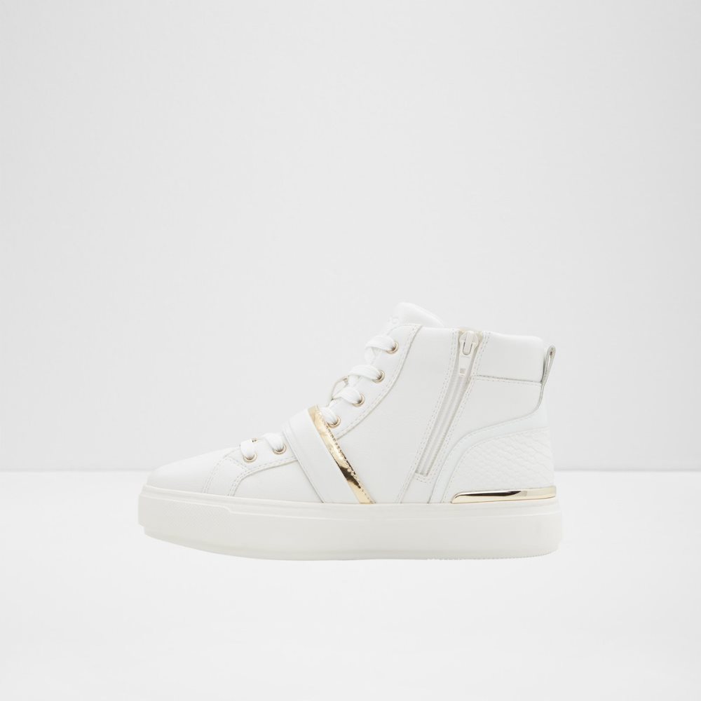 Baskets Aldo Halenna High Top - Cup Sole Blanche Femme | IAPP-25977036