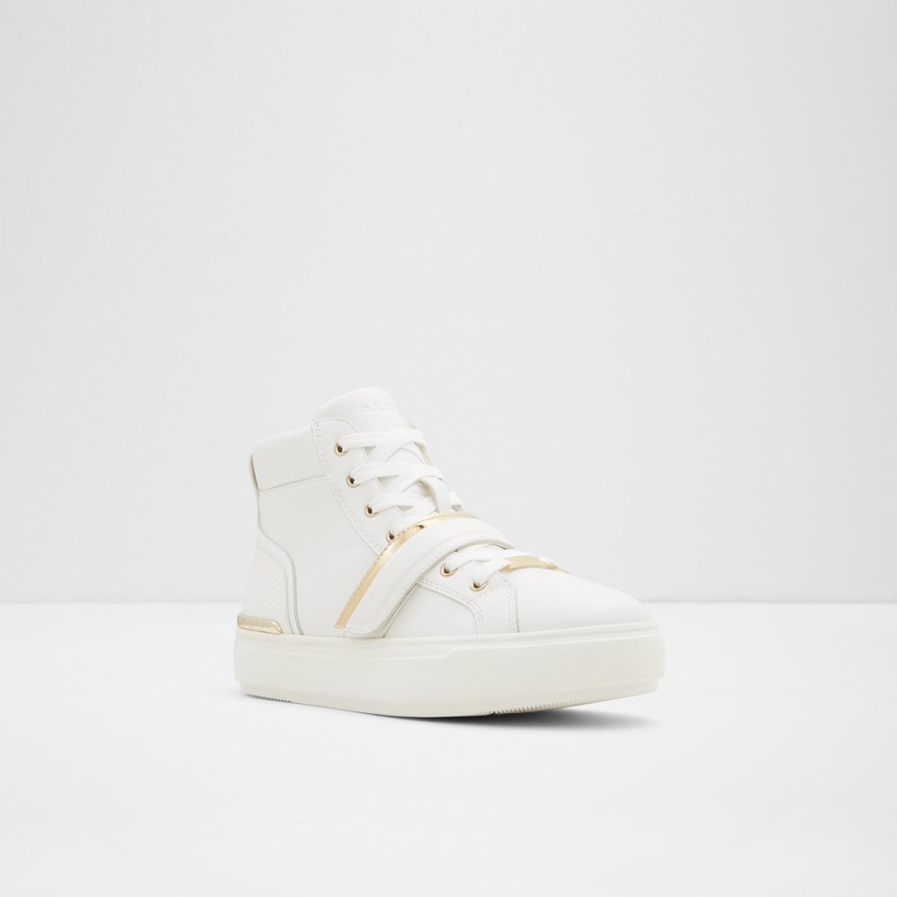 Baskets Aldo Halenna High Top - Cup Sole Blanche Femme | IAPP-25977036