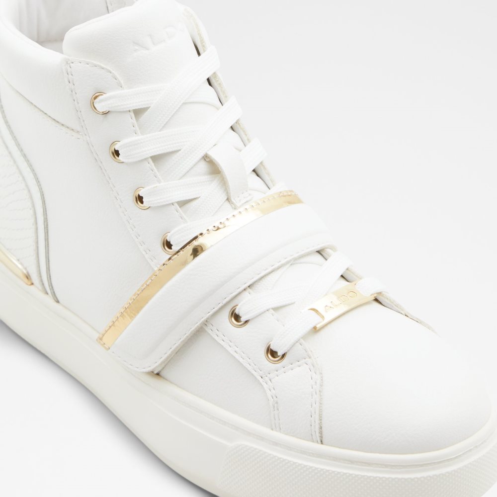 Baskets Aldo Halenna High Top - Cup Sole Blanche Femme | IAPP-25977036