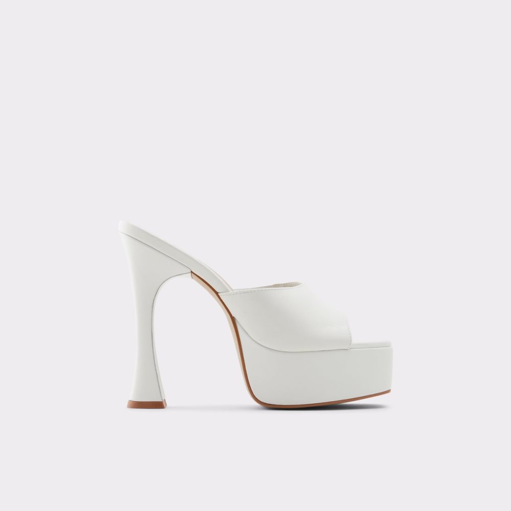 Chaussures Plateforme Aldo Faraah High Sandal - Blanche Femme | FUDL-96597281