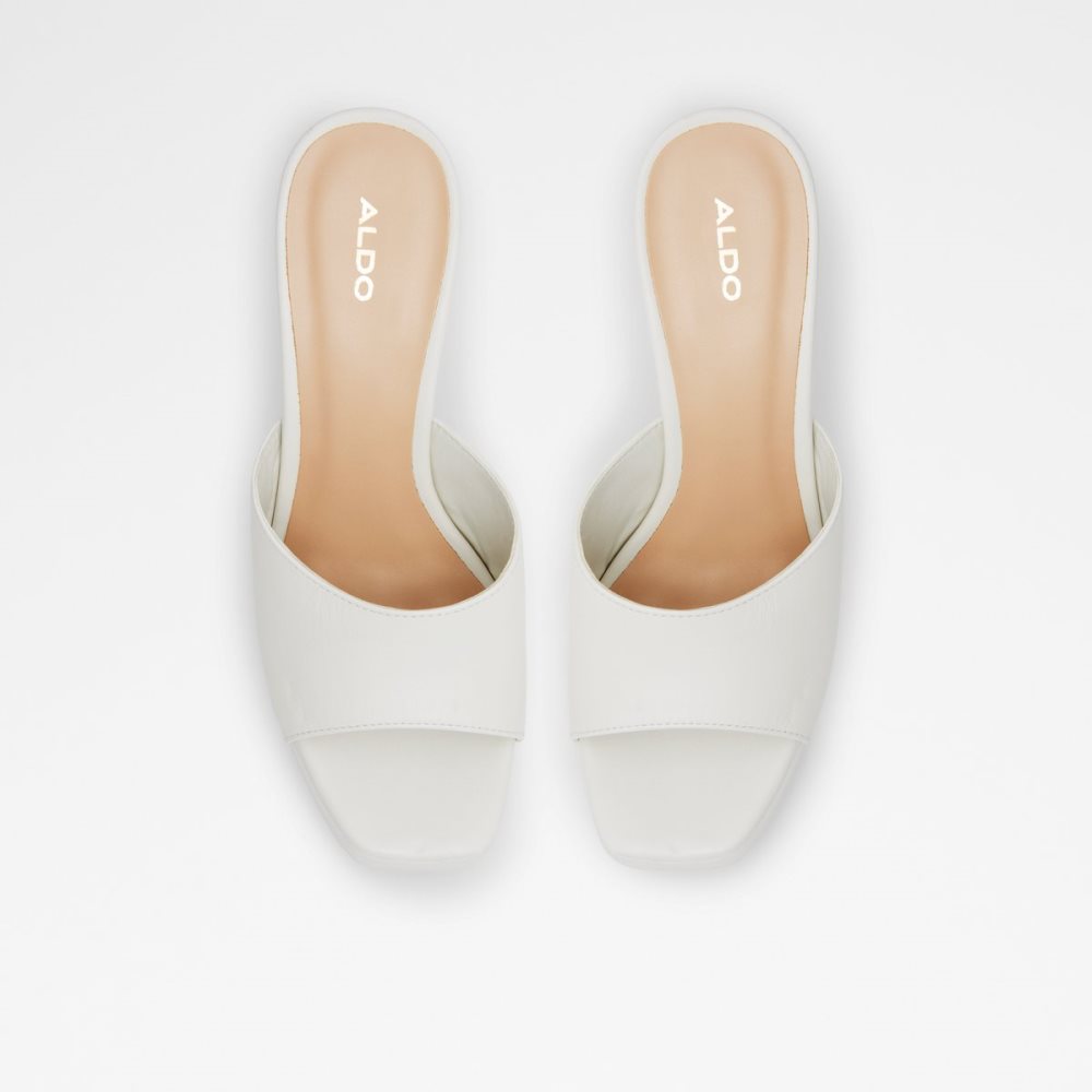 Chaussures Plateforme Aldo Faraah High Sandal - Blanche Femme | FUDL-96597281