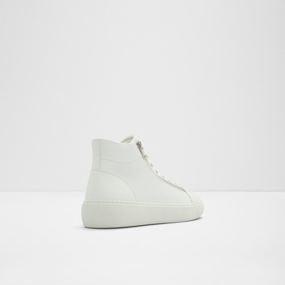 Baskets Aldo Alpha High Top - Cup Sole Blanche Homme | LEKT-12699533