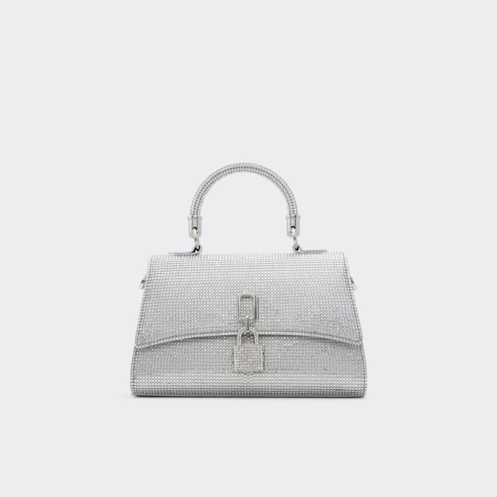 Sac Clutch Aldo Blinggyx Top Handle Argent Femme | FYXV-81147266