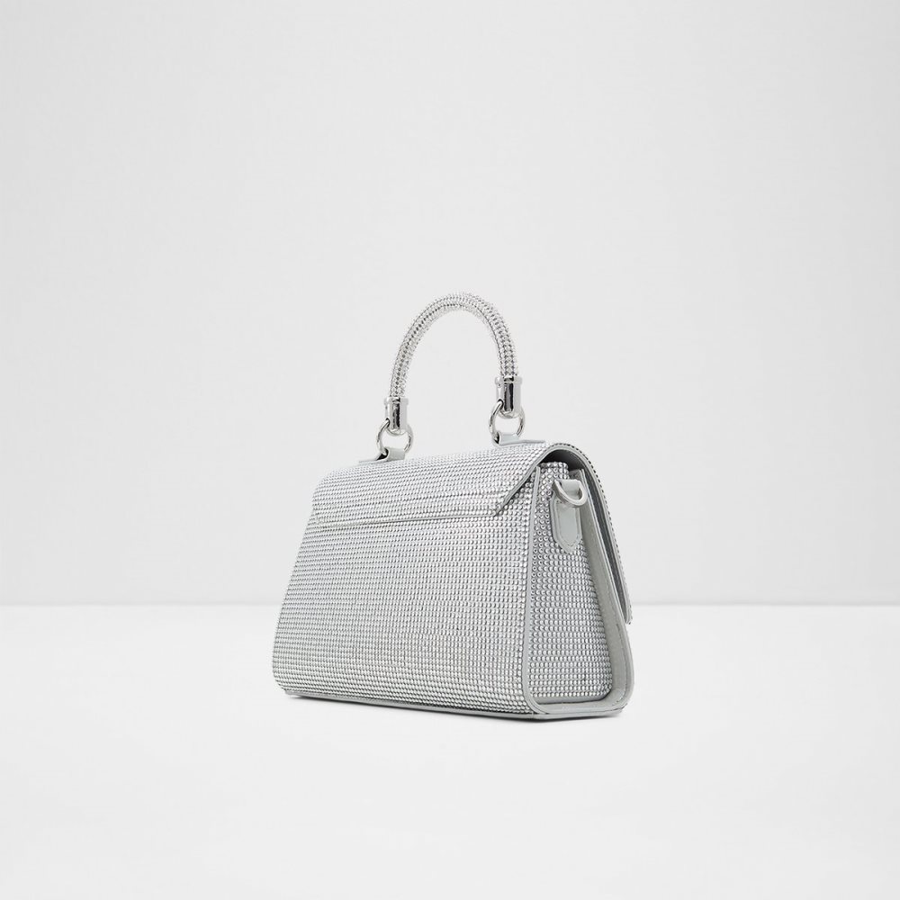 Sac Clutch Aldo Blinggyx Top Handle Argent Femme | FYXV-81147266